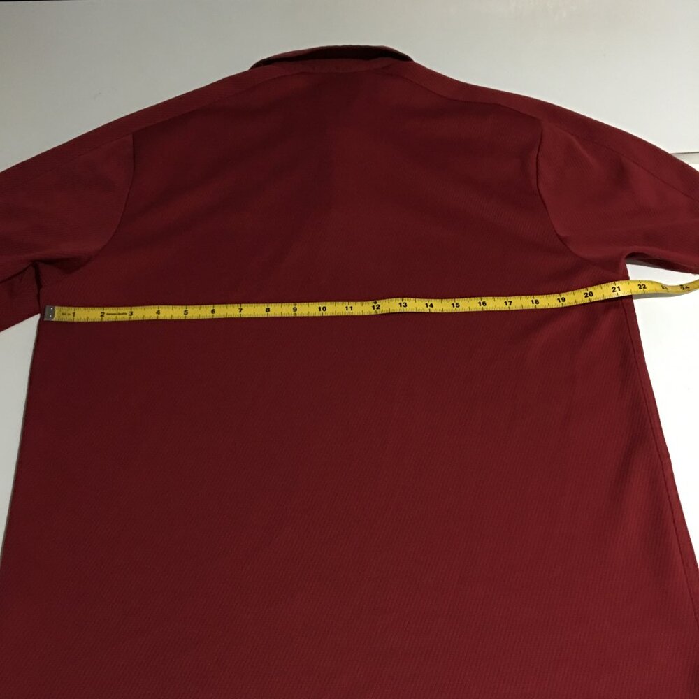 Oklahoma Sooners Nike Dri Fit Medium Polo Shirt Red Mens - Picture 8 of 9